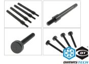DimasTech® RadExt Fan Fix M3 & ThumbScrews Metric M2,5 x 25mm for RadExt 240/280